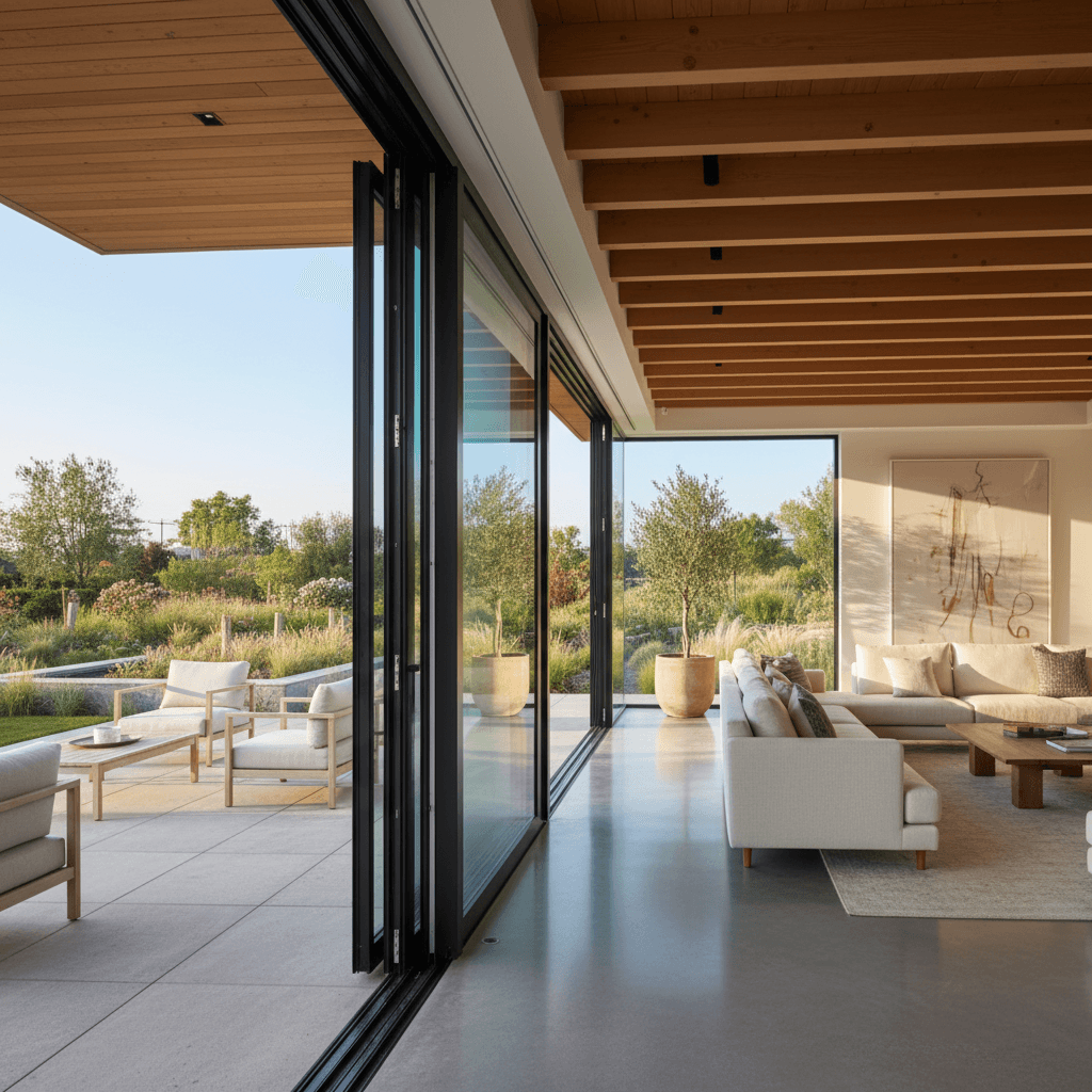 Custom sliding door installation